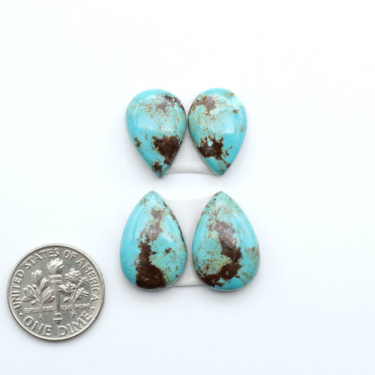 Number 8 Turquoise Cabochons have been selected for their quality and unique appearance. Don't miss the chance to add a one-of-a-kind piece to your collection