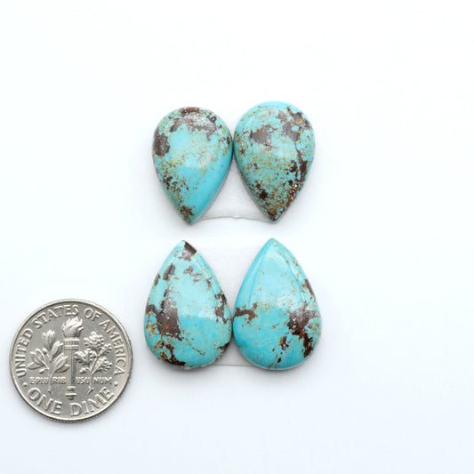 Number 8 Turquoise Cabochons have been selected for their quality and unique appearance. Don't miss the chance to add a one-of-a-kind piece to your collection
