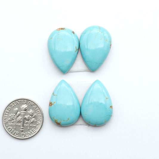 Number 8 Turquoise Cabochons have been selected for their quality and unique appearance. Don't miss the chance to add a one-of-a-kind piece to your collection