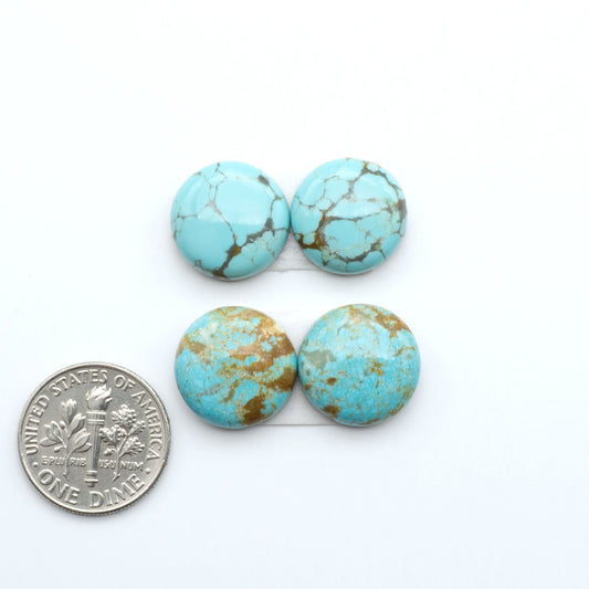 Number 8 Turquoise Cabochons have been selected for their quality and unique appearance. Don't miss the chance to add a one-of-a-kind piece to your collection