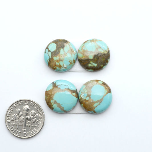 Number 8 Turquoise Cabochons have been selected for their quality and unique appearance. Don't miss the chance to add a one-of-a-kind piece to your collection