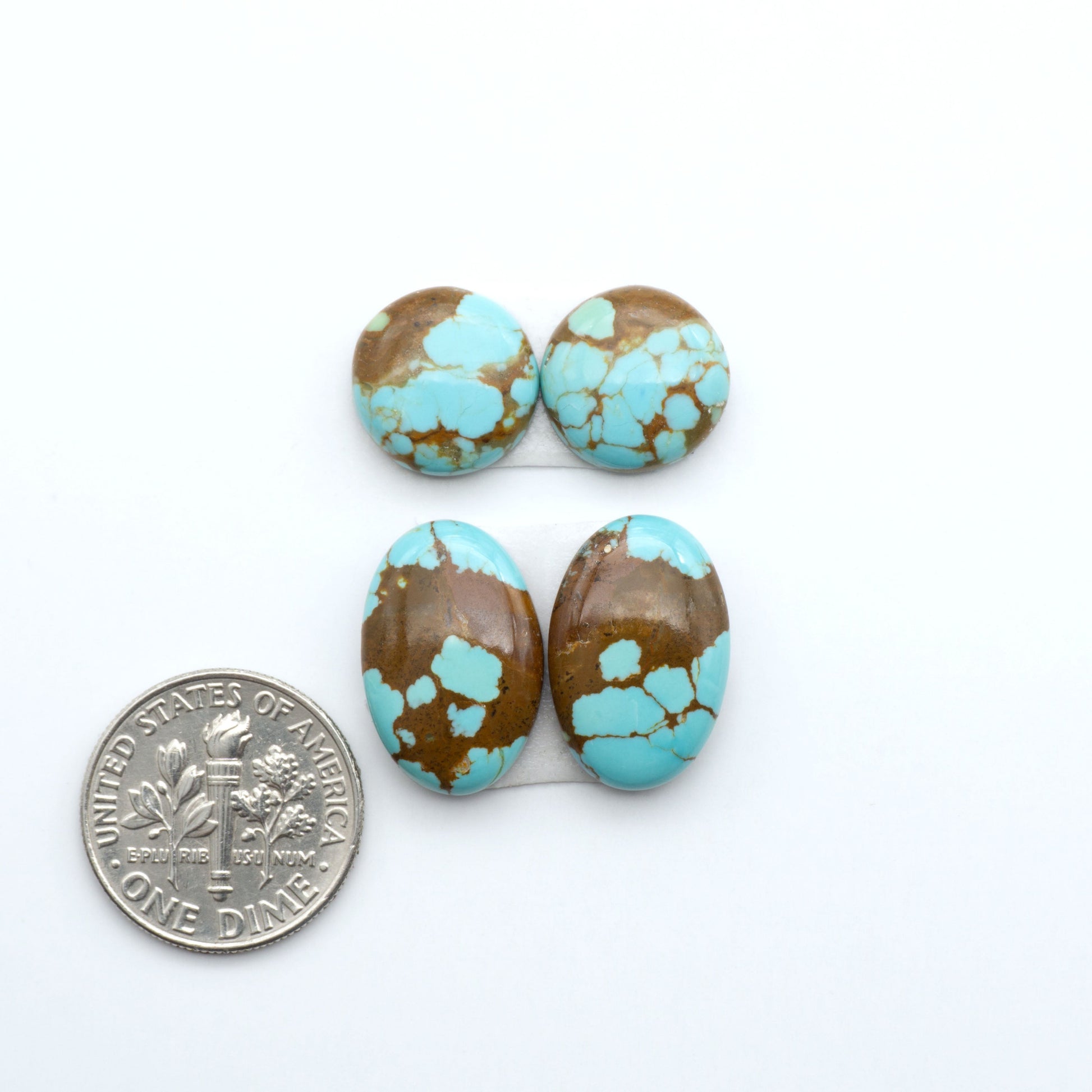 Number 8 Turquoise Cabochons have been selected for their quality and unique appearance. Don't miss the chance to add a one-of-a-kind piece to your collection