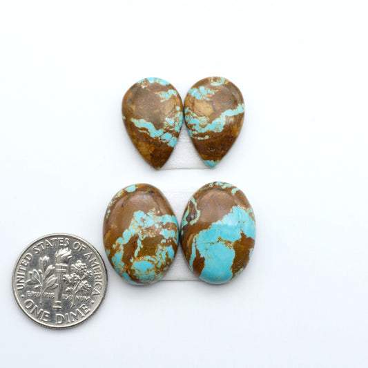 Number 8 Turquoise Cabochons have been selected for their quality and unique appearance. Don't miss the chance to add a one-of-a-kind piece to your collection
