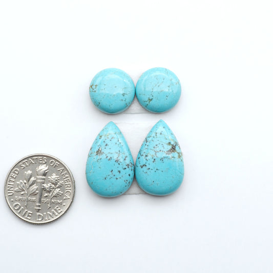 Number 8 Turquoise Cabochons have been selected for their quality and unique appearance. Don't miss the chance to add a one-of-a-kind piece to your collection
