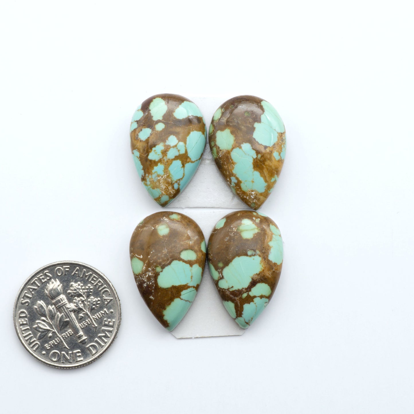 Number 8 Turquoise Cabochons have been selected for their quality and unique appearance. Don't miss the chance to add a one-of-a-kind piece to your collection.