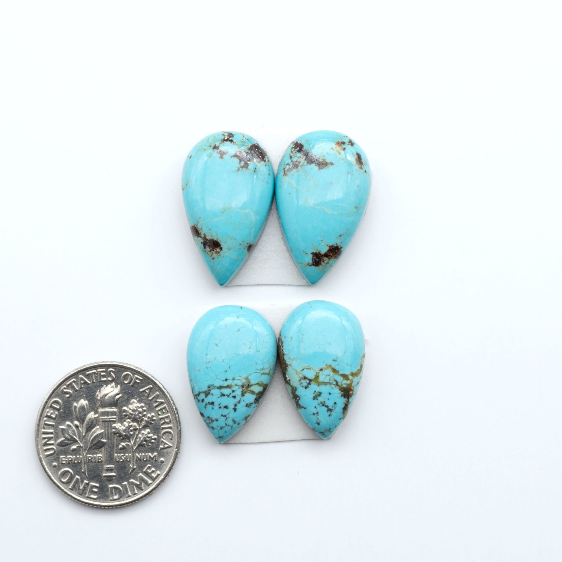 Number 8 Turquoise Cabochons have been selected for their quality and unique appearance. Don't miss the chance to add a one-of-a-kind piece to your collection.