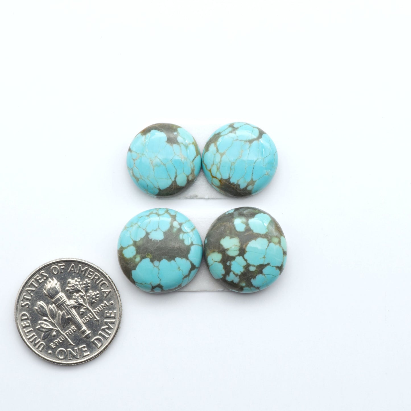 Number 8 Turquoise Cabochons have been selected for their quality and unique appearance. Don't miss the chance to add a one-of-a-kind piece to your collection.