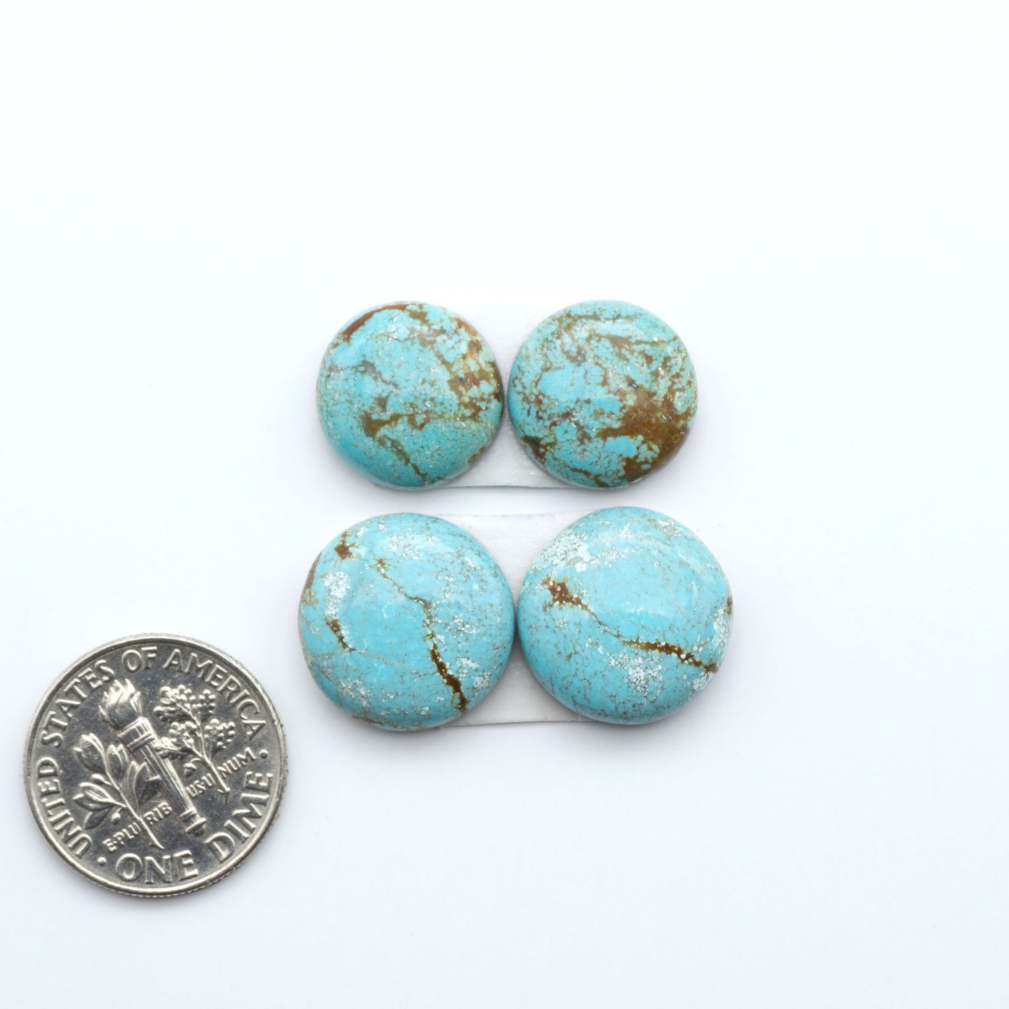 Number 8 Turquoise Cabochons have been selected for their quality and unique appearance. Don't miss the chance to add a one-of-a-kind piece to your collection.