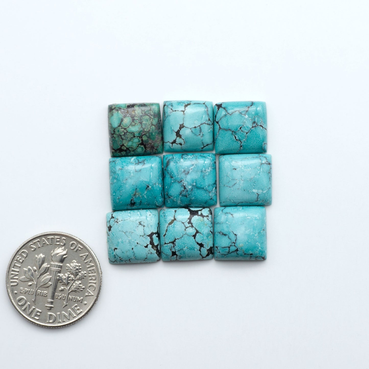Hubei Cloud Mtn Turquoise is a highly sought-after gemstone known for its color and unique matrix patterns. Add a touch of elegance to your jewelry collection.