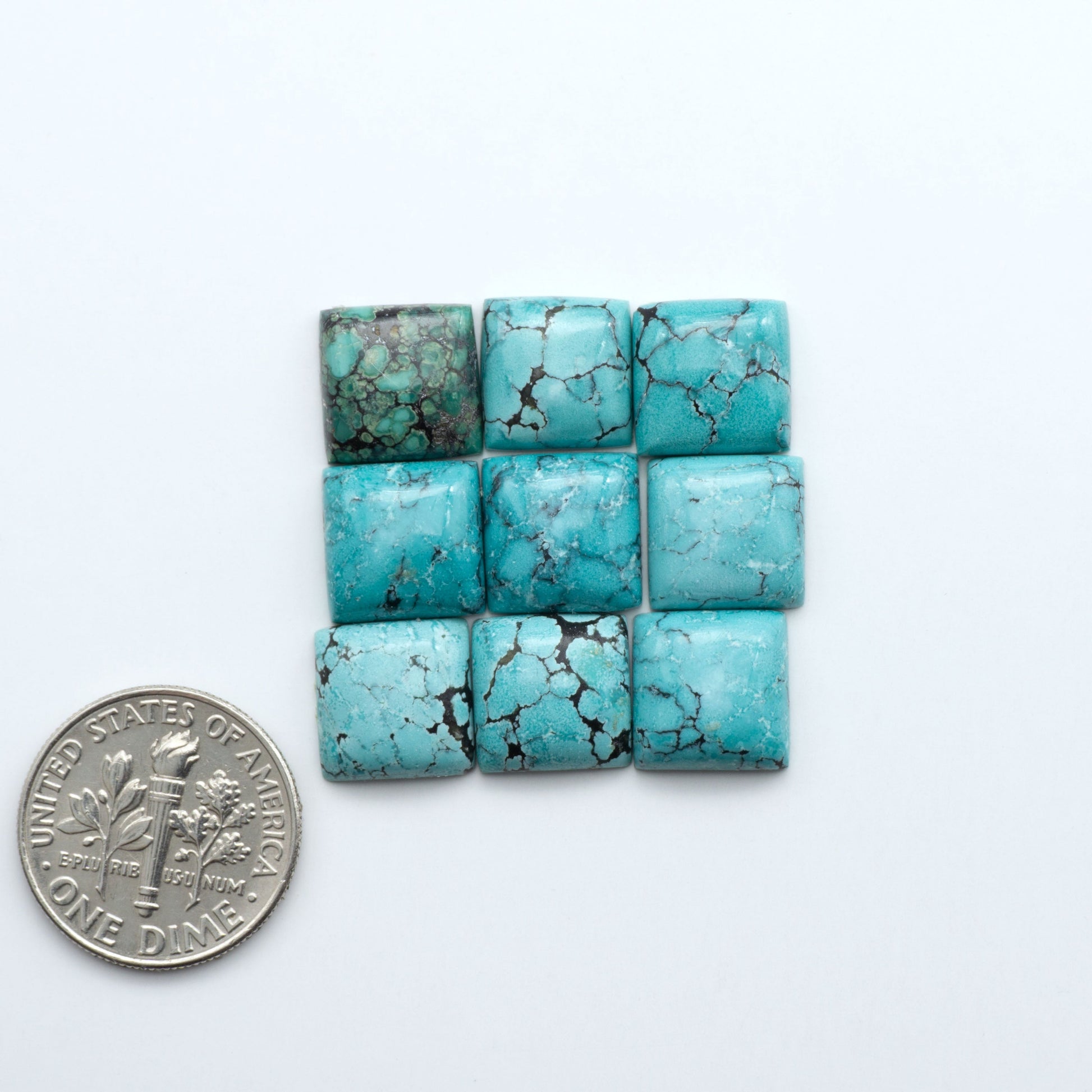 Hubei Cloud Mtn Turquoise is a highly sought-after gemstone known for its color and unique matrix patterns. Add a touch of elegance to your jewelry collection.