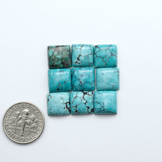 Hubei Cloud Mtn Turquoise is a highly sought-after gemstone known for its color and unique matrix patterns. Add a touch of elegance to your jewelry collection.