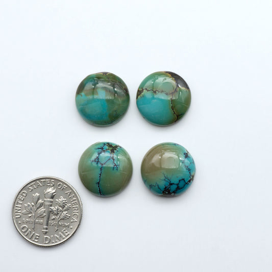 Hubei Cloud Mtn Turquoise is a highly sought-after gemstone known for its color and unique matrix patterns. Add a touch of elegance to your jewelry collection.