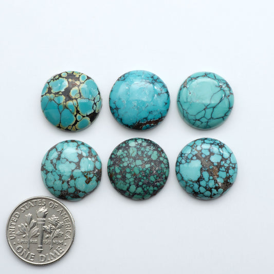 Hubei Cloud Mtn Turquoise is a highly sought-after gemstone known for its color and unique matrix patterns. Add a touch of elegance to your jewelry collection.
