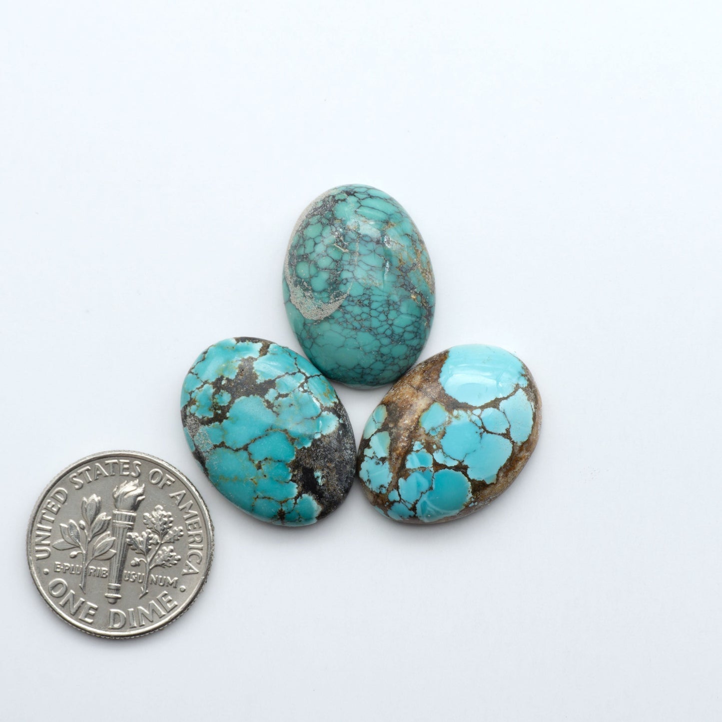 Hubei Cloud Mtn Turquoise is a highly sought-after gemstone known for its color and unique matrix patterns. Add a touch of elegance to your jewelry collection.
