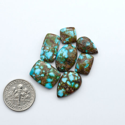 Discover the beauty of Natural Golden Hills Turquoise—prized for its icy blue tones, golden matrix, and exceptional quality. Ideal for artisan jewelry designs.