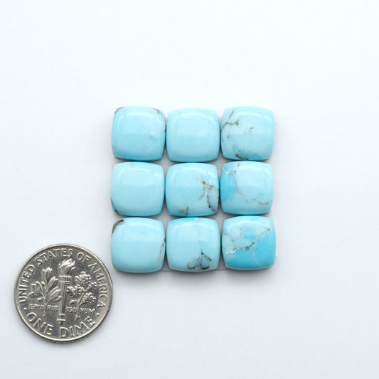 Enhance your jewelry designs with Pressed Turquoise Nugget Cabochons. Crafted from composite materials they add a captivating touch to your creations.
