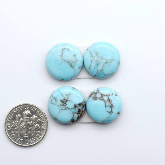 Enhance your jewelry designs with Pressed Turquoise Nugget Cabochons. Crafted from composite materials they add a captivating touch to your creations.