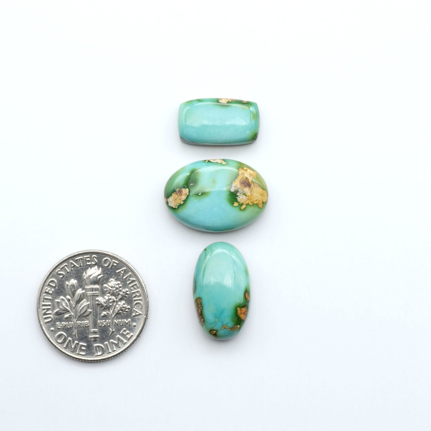 Sonoran Mountain Turquoise showcases a stunning blend of blue and green hues and natural patterns that make it a must-have for any jewelry collection.