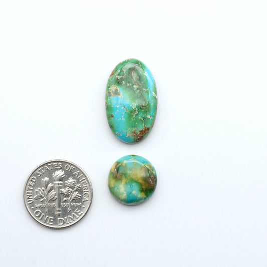 Sonoran Mountain Turquoise showcases a stunning blend of blue and green hues and natural patterns that make it a must-have for any jewelry collection.