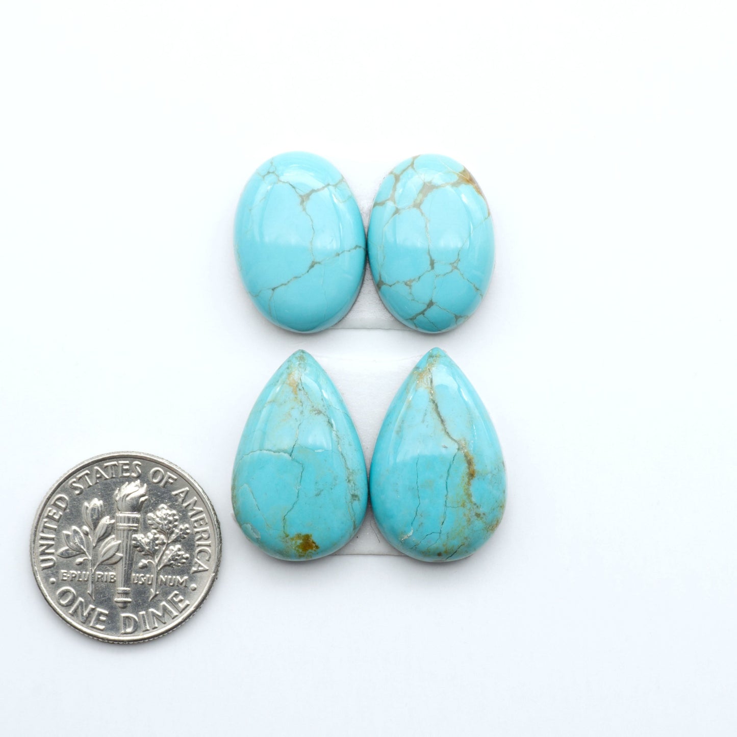 Number 8 Turquoise Cabochons have been selected for their quality and unique appearance. Don't miss the chance to add a one-of-a-kind piece to your collection.