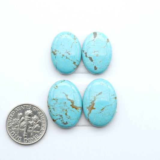 Number 8 Turquoise Cabochons have been selected for their quality and unique appearance. Don't miss the chance to add a one-of-a-kind piece to your collection.