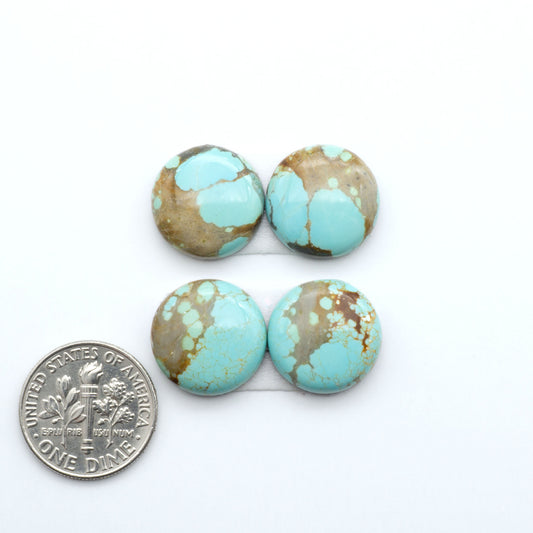 Number 8 Turquoise Cabochons have been selected for their quality and unique appearance. Don't miss the chance to add a one-of-a-kind piece to your collection.