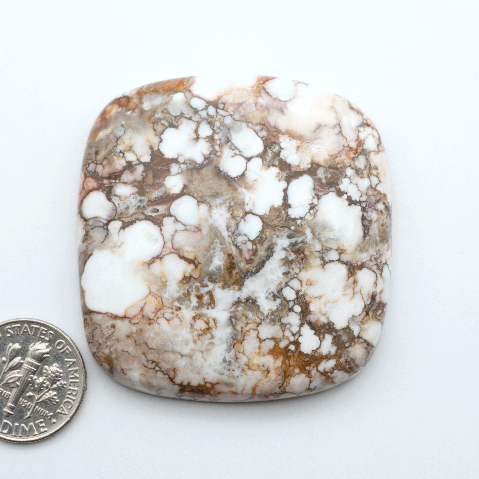 Wild Horse Cabochon are a magnificent addition to any collection. Natural magnesite stones feature a design that will add beauty to any jewelry design.