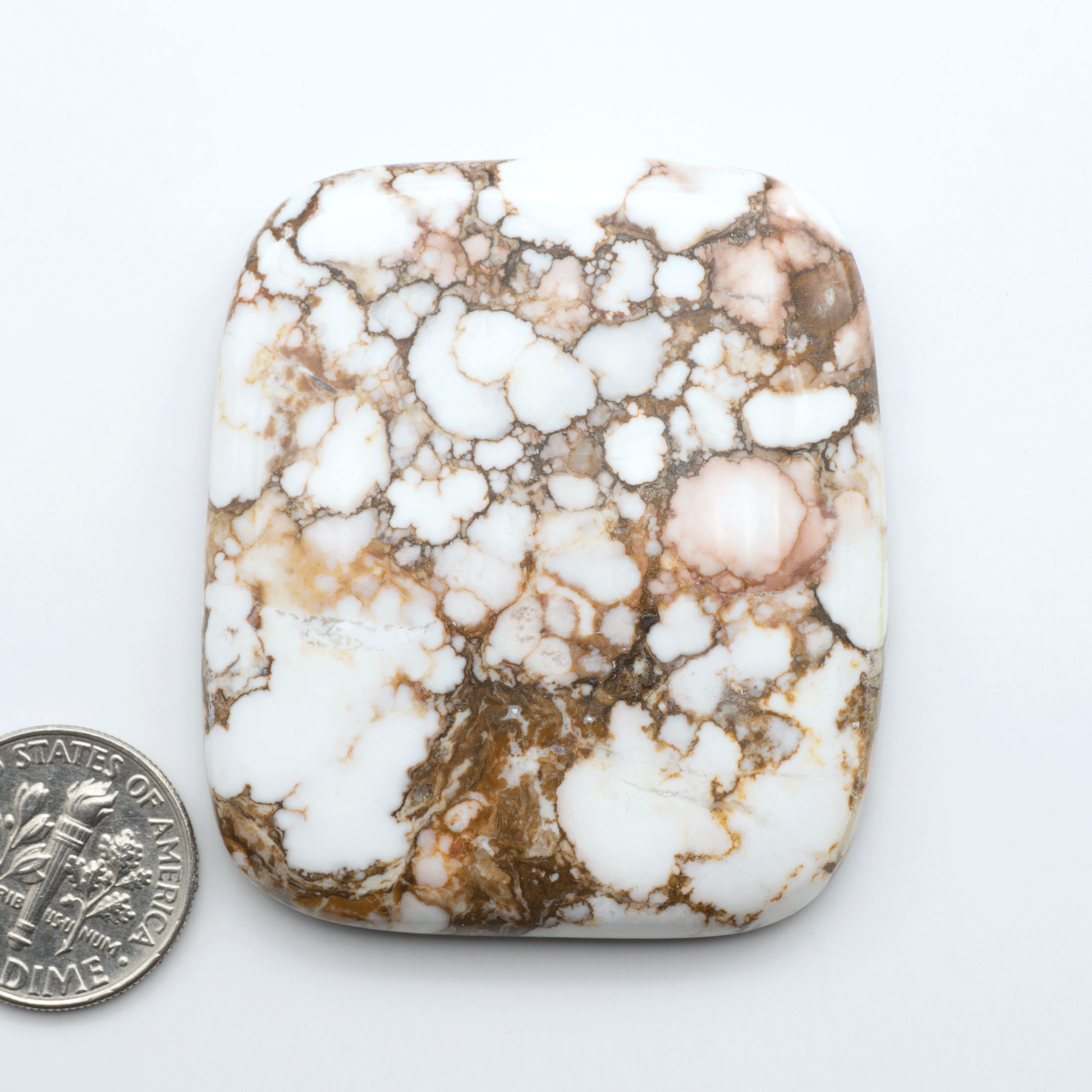 Wild Horse Cabochon are a magnificent addition to any collection. Natural magnesite stones feature a design that will add beauty to any jewelry design.
