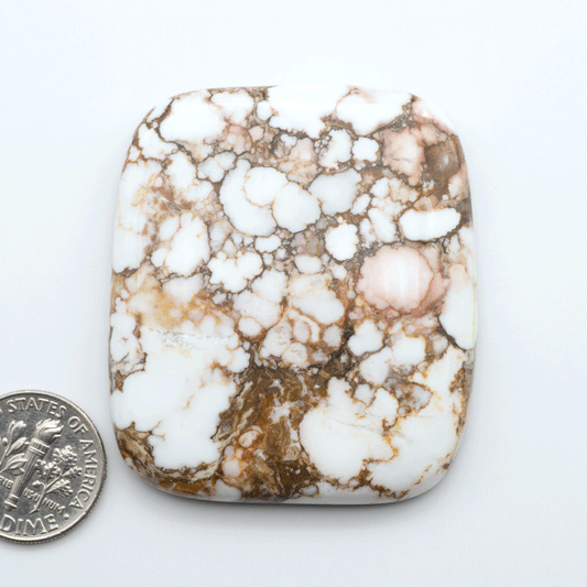Wild Horse Cabochon are a magnificent addition to any collection. Natural magnesite stones feature a design that will add beauty to any jewelry design.
