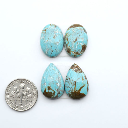 Number 8 Turquoise Cabochons have been selected for their quality and unique appearance. Don't miss the chance to add a one-of-a-kind piece to your collection.