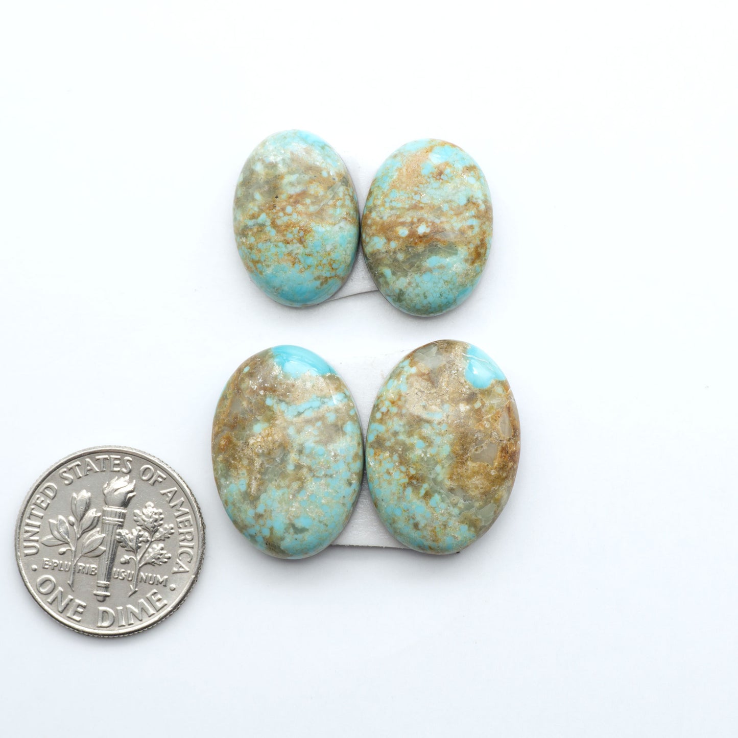 Number 8 Turquoise Cabochons have been selected for their quality and unique appearance. Don't miss the chance to add a one-of-a-kind piece to your collection.