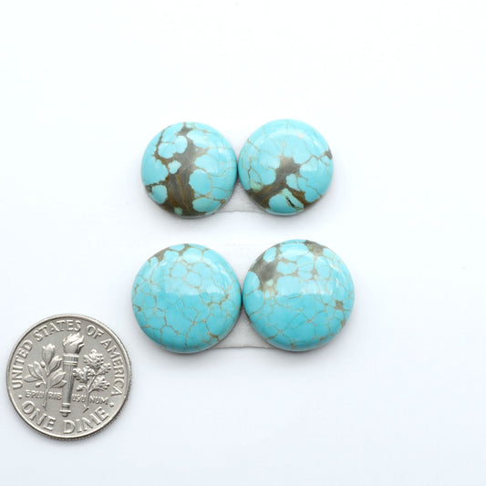 Number 8 Turquoise Cabochons have been selected for their quality and unique appearance. Don't miss the chance to add a one-of-a-kind piece to your collection.