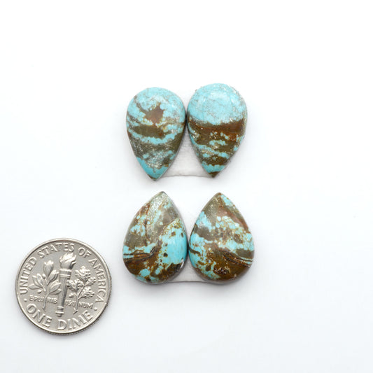 Number 8 Turquoise Cabochons have been selected for their quality and unique appearance. Don't miss the chance to add a one-of-a-kind piece to your collection.
