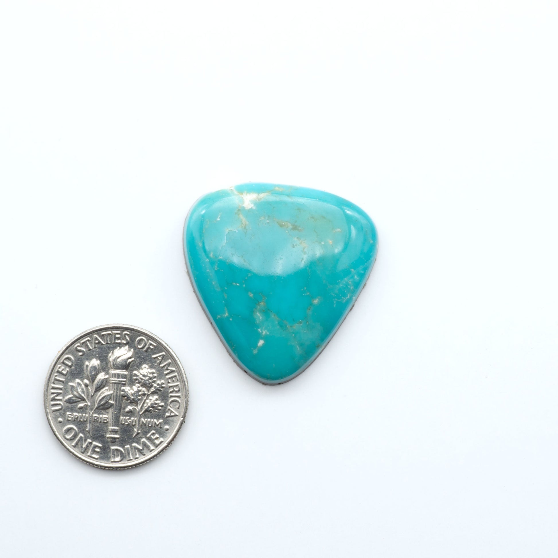 Shop authentic Blue Gem Turquoise cabochons—rare Nevada stones with vibrant blues and greens, perfect for artisan jewelry and collectors.
