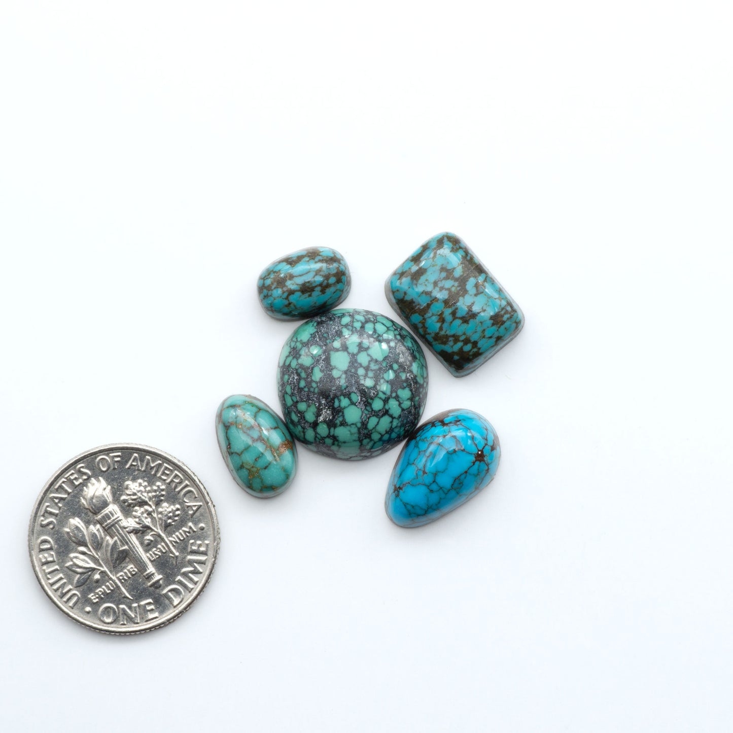 Hubei Cloud Mtn Turquoise is a highly sought-after gemstone known for its color and unique matrix patterns. Add a touch of elegance to your jewelry collection.