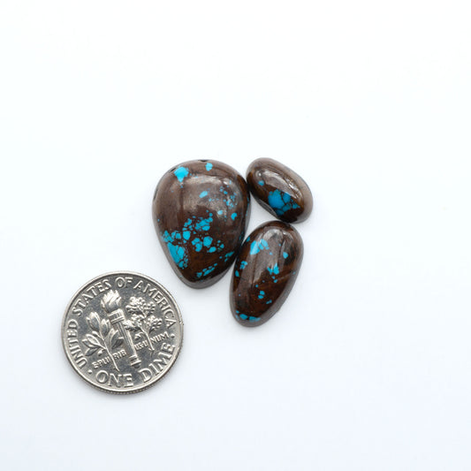 Egyptian Turquoise offers deep blue tones and natural matrix, prized for centuries and ideal for handcrafted jewelry, custom designs, and gemstone collections.