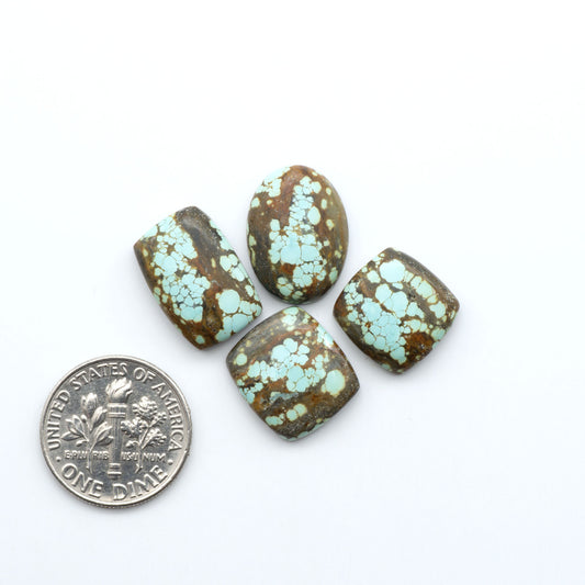 Number 8 Turquoise Cabochons have been selected for their quality and unique appearance. Don't miss the chance to add a one-of-a-kind piece to your collection.