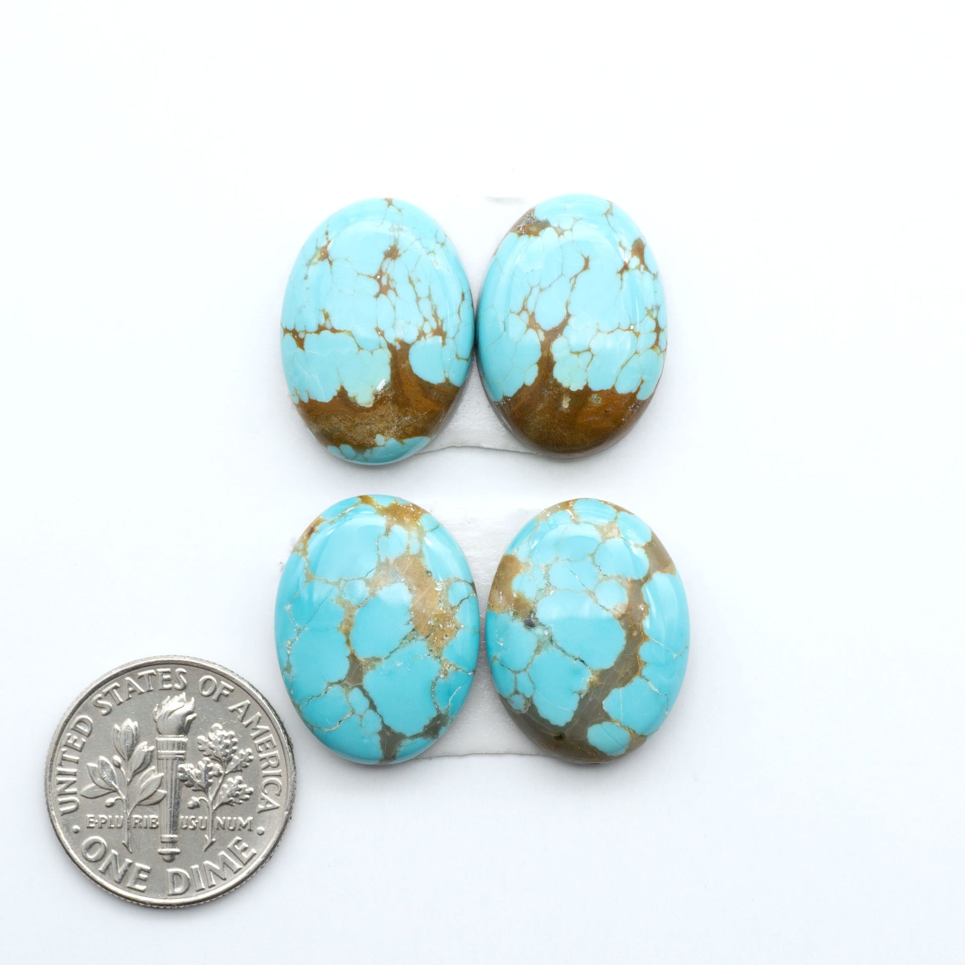 Number 8 Turquoise Cabochons have been selected for their quality and unique appearance. Don't miss the chance to add a one-of-a-kind piece to your collection.