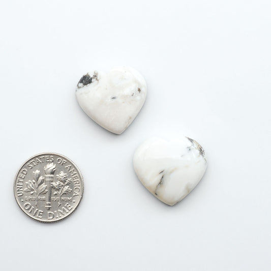 Natural White Buffalo Stone Cabochons are semi-precious gemstones cut into shapes ideal for jewelry-making, making them an excellent choice for artisans