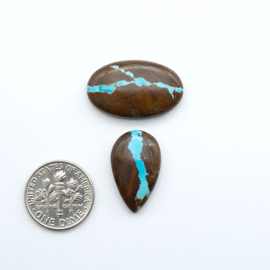 Number 8 Turquoise Cabochons have been selected for their quality and unique appearance. Don't miss the chance to add a one-of-a-kind piece to your collection.