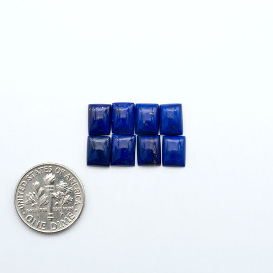 Shop natural Lapis Lazuli cabochons with rich blue tones and golden pyrite, perfect for silversmiths and jewelry makers designing custom pieces.