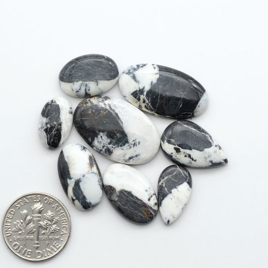 White Buffalo Stone Cabochons