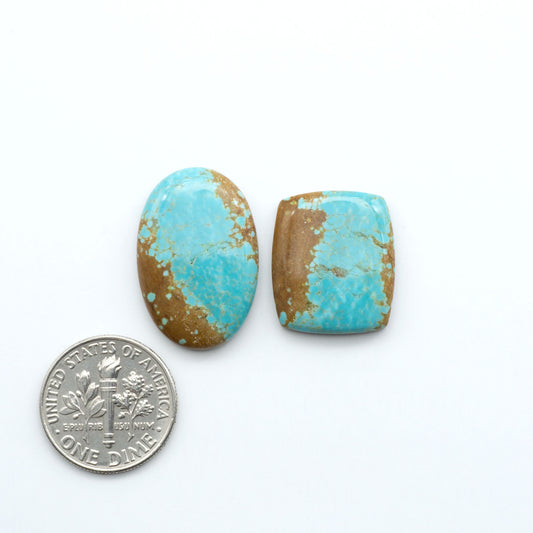 Number 8 Turquoise Cabochons have been selected for their quality and unique appearance. Don't miss the chance to add a one-of-a-kind piece to your collection.