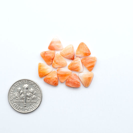 Add a unique touch to your jewelry designs with our beautiful 100% Natural Spiny Oyster Shell Cabochons. Incorporate the beauty of the sea into your creations.