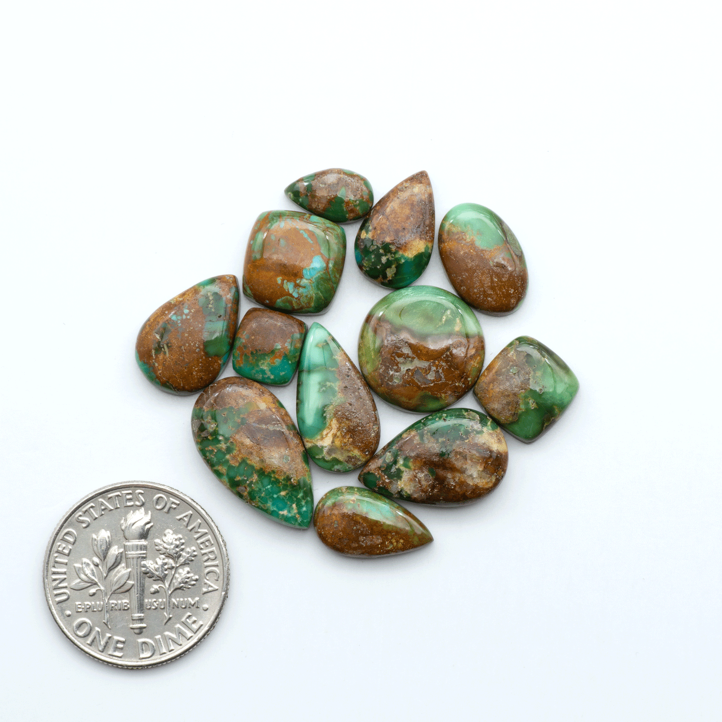 Sonoran Mountain Turquoise showcases a stunning blend of blue and green hues and natural patterns that make it a must-have for any jewelry collection.