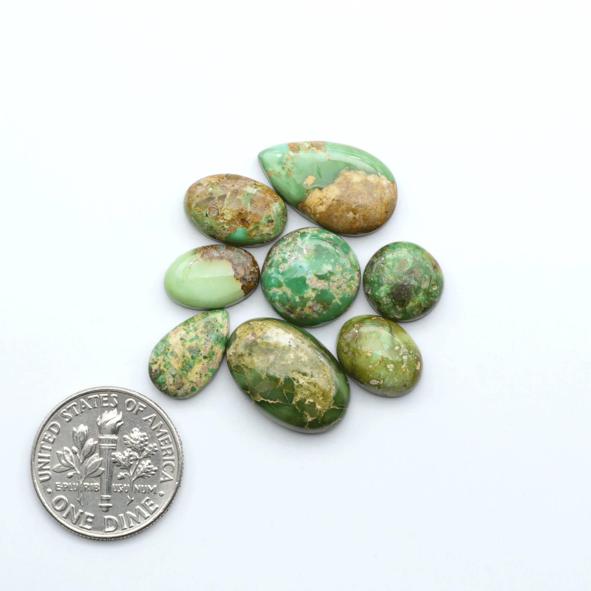 Sonoran Mountain Turquoise showcases a stunning blend of blue and green hues and natural patterns that make it a must-have for any jewelry collection.