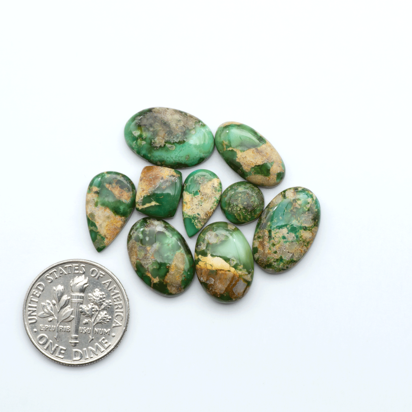 Sonoran Mountain Turquoise showcases a stunning blend of blue and green hues and natural patterns that make it a must-have for any jewelry collection.