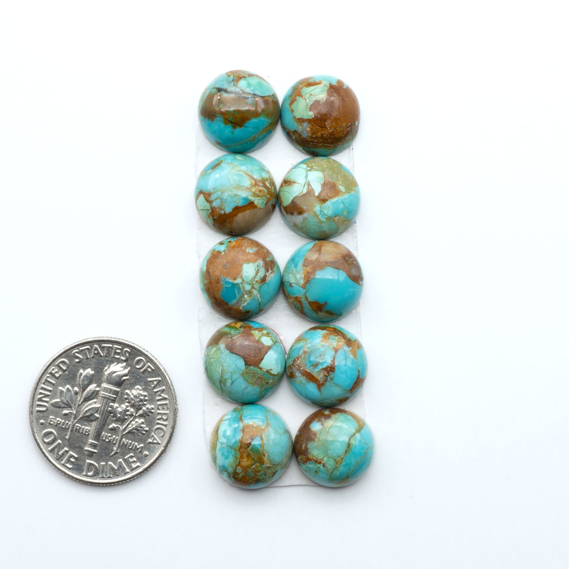 Enhance your jewelry designs with Pressed Turquoise Nugget Cabochons. Crafted from composite materials they add a captivating touch to your creations.