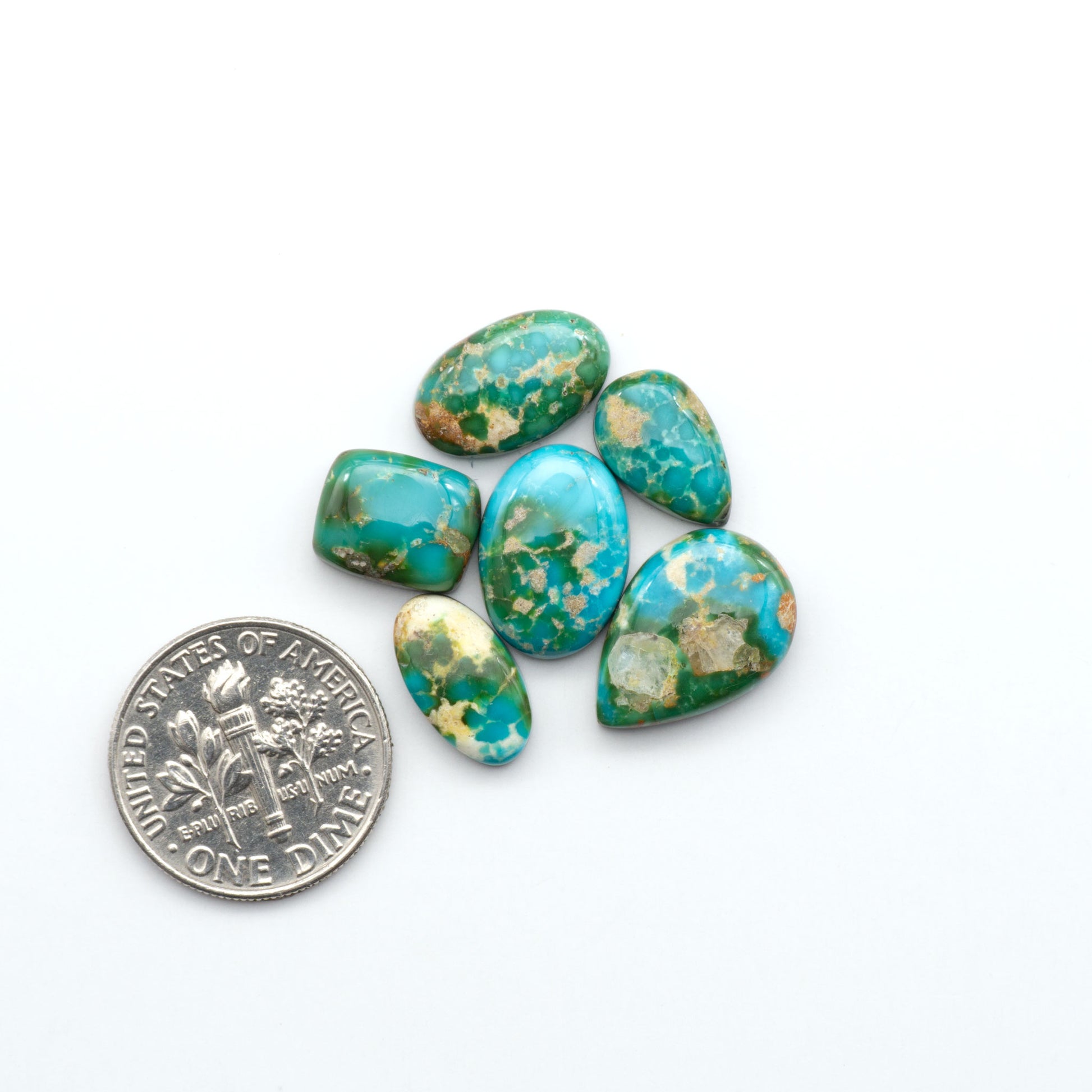 Sonoran Mountain Turquoise showcases a stunning blend of blue and green hues and natural patterns that make it a must-have for any jewelry collection.