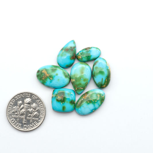 Sonoran Mountain Turquoise showcases a stunning blend of blue and green hues and natural patterns that make it a must-have for any jewelry collection.